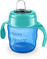 Чашка-непроливайка Avent с мягким голубым носиком 200 мл 6+ 1 шт.