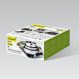 Сковорода з титановим напиленням Quan Tanium 26 см Maestro MR-1207-26 Сковорода з литого алюмінію з кришкою, фото 3