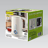 Електричний чайник 1.7 л дисковий Maestro MR-025-BLACK Електрочайник 2200 Вт для дому, офісу, дачі, фото 2