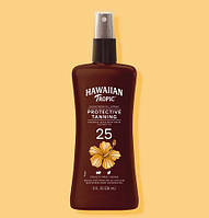 Сухое Масло для загара Hawaiian Tropic Dark Tanning Oil Pump Spray SPF 25 236 мл