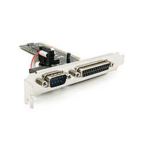 TU  TU Контроллер PCI=>RS232(9Pin)+LPT(25Pin), TX382A, BOX