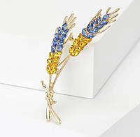 Брошка патріотична "Два колоски "