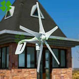 Вітрогенератор для приватного будинку 400Вт вітряна електростанція 12В вітряк з контролером, фото 7