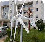 Електростанція вітряна 24В вітрогенератор для приватного будинку 400Вт вітряк з контролером, фото 2