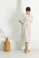 Красивое муслиновое женское платье с цветочным принтом р. 42-44, 46-48, 50-52