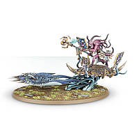 WARHAMMER 40000/AGE OF SIGMAR: DAEMONS OF TZEENTCH - HERALD OF TZEENTCH ON BURNING CHARIOT