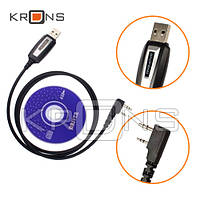 USB кабель программирования раций BAOFENG, Kenwood ds