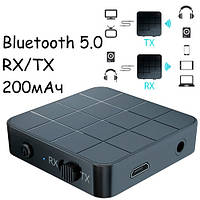 Bluetooth 5.0 мини аудио приемник передатчик звука 200мАч VIKEFON KN321 ds