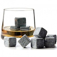 Набор камней для охлаждения виски Whiskey Stones 9 шт + чехол ds
