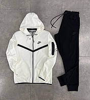Спортивний костюм Nike Tech Fleece біло-чорний
