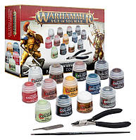 AGE OF SIGMAR: PAINTS + TOOLS SET (ENG/SPA/PORT/LATV/ROM)