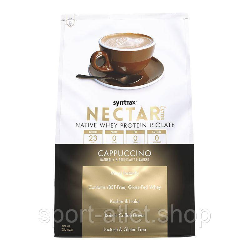 Протеїн Syntrax Nectar Lattes, 907 грам Капучіно