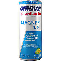 Витамины и минералы 4MOVE Active Vitamin Magnesium + B6, 330 мл Грейпфрут-лимон-лайм