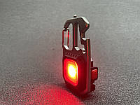 Багатофункціональний Акумуляторний LED Ліхтарик W5138 Type-C Червоне Світло