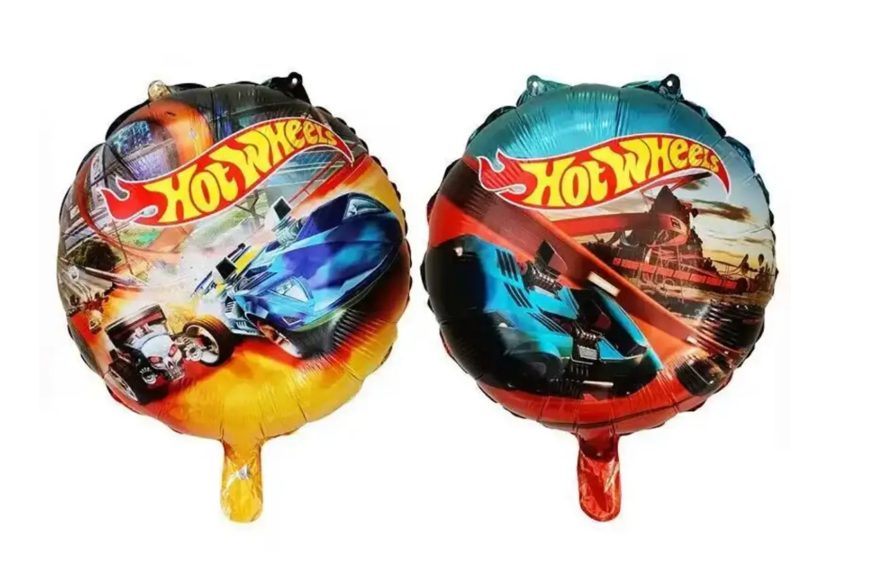 Фольгована кулька круг "Карс" кольорова двостороння 18"(45см) 1шт.