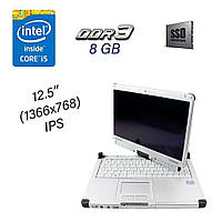 Захищений ноутбук Panasonic Toughbook CF-C2 / 12.5" (1366х768) IPS Touch / Intel Core i5-4300U (2 (4) ядра по 1.9 - 2.9 GHz) / 8