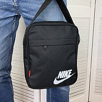 Барстека Nike, Мужская сумка через плечо, Текстильная барсетка на три отделения, Брендовая сумка YOZ- 916
