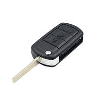 Выкидной ключ, корпус под чип, 2кн, Land Rover, HU92 ds