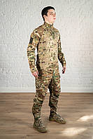 Тактический боевой костюм рип-стоп мультикам армейский камуфляж всу полевая форма зсу rip-stop летняя военная
