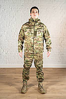 Костюм армейский мультикам рипстоп полевой куртка и штаны камуфляж тактическая форма multicam штурмовая ВСУ