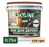 Лак для дерева акриловый Skyline Wood Прозрачный Глянцевый 0.75л