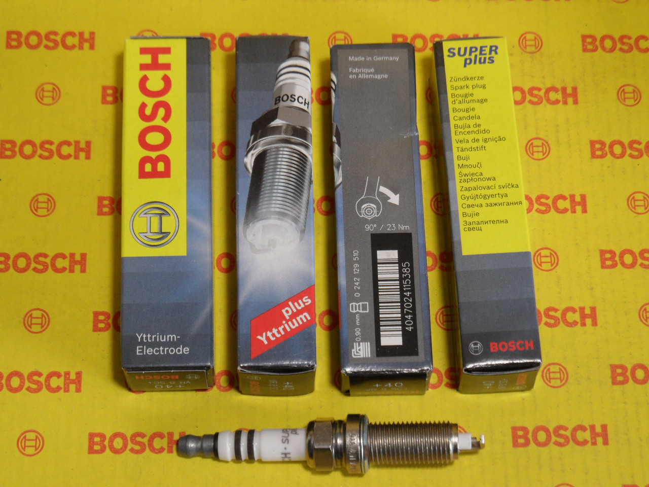 Свечи зажигания BOSCH, VR8SC+, +40, 0.9, Super +, 0242129510, 0 242 129 ...