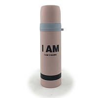 Термос "I AM" 350мл Розовый (8192) ds