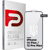 Стекло защитное Armorstandart Pro 3D LE Apple iPhone 14 Plus / 13 Pro Max Black (ARM65655) - Топ Продаж!