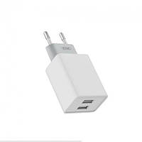 Сетевое зарядное устройство XO L65 (2USB, 2.4A) White ds