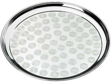 Піднос 30см нержавіюча сталь барний 1330 ТМ EMPIRE FG