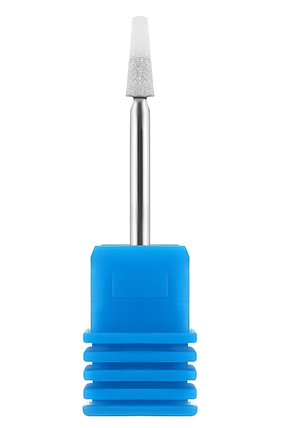 Фреза корундова Nail Drill "Усічений конус подовжений" діаметр 2.5 мм 45-43 біла, фото 1