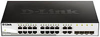 D-Link Коммутатор DGS-1210-20/FL 16xGE, 4xSFP/GE, Websmart Hutko Хватай Это