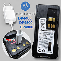 Аккумулятор с Type-C литиевый для радиостанций Моторола DP4400, DP4600, DP4800 и др. Ёмкость 3000 мАч.