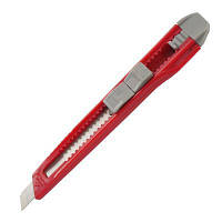 Нож канцелярский Axent 9 мм, blister, gray-red (6501-А) - Топ Продаж!