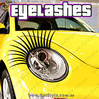 Реснички на фары автомобиля Eyelashes 4 шт
