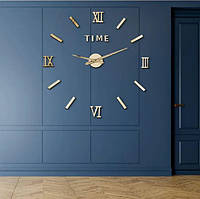 Великий настінний 3D-годинник цифровий 55 см безкаркасні годинники на стіну годинник наклейка Horloge 3d DIY ds