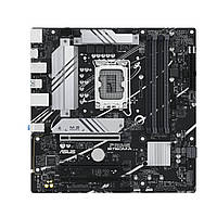 ASUS Материнcкая плата PRIME B760M-A-CSM s1700 B760 4xDDR5 M.2 HDMI DP mATX CSM Hutko Хватай Это