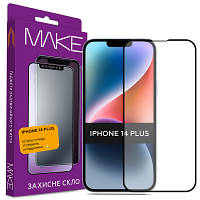 Стекло защитное MAKE Apple iPhone 14 Plus (MGF-AI14PL) - Топ Продаж!