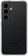 Spigen Чехол для Samsung Galaxy S24+, Liquid Crystal, Crystal Clear Hutko Хватай Это