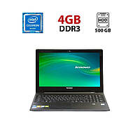 Ноутбук Lenovo G50-30 / 15.6" (1366x768) TN / Intel Celeron N2840 (2 ядра по 2.16-2.58 GHz) / 4 GB DDR3 / 500 GB HDD / HD Graphics