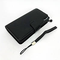 IKL Чоловічий гаманець Baellerry Business S1063, портмоне клатч екошкіра, стильний чоловічий гаманець. Колір: чорний
