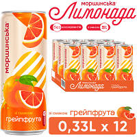 Напиток Моршинська сокосодержащий Лимонада со вкусом Грейпфрута 0.33 л (4820017002783) - Топ Продаж!