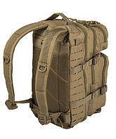 Рюкзак тактичний лазер 20л MIL-TEC (14002605-20) штурмовий чоловічий ранець, військовий великий рюкзак, Койот