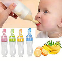 Пляшечка з ложкою для годування дитини