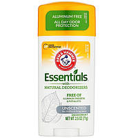 Натуральний дезодорант без запаху, алюмінію, парабенів та фталатів Arm & Hammer Essentials Natural Deodorant