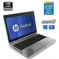 Мобильная рабочая станция HP EliteBook 8560w / 15.6" (1920x1080) UWVA / Intel Core i7-2820QM (4 (8) ядра по