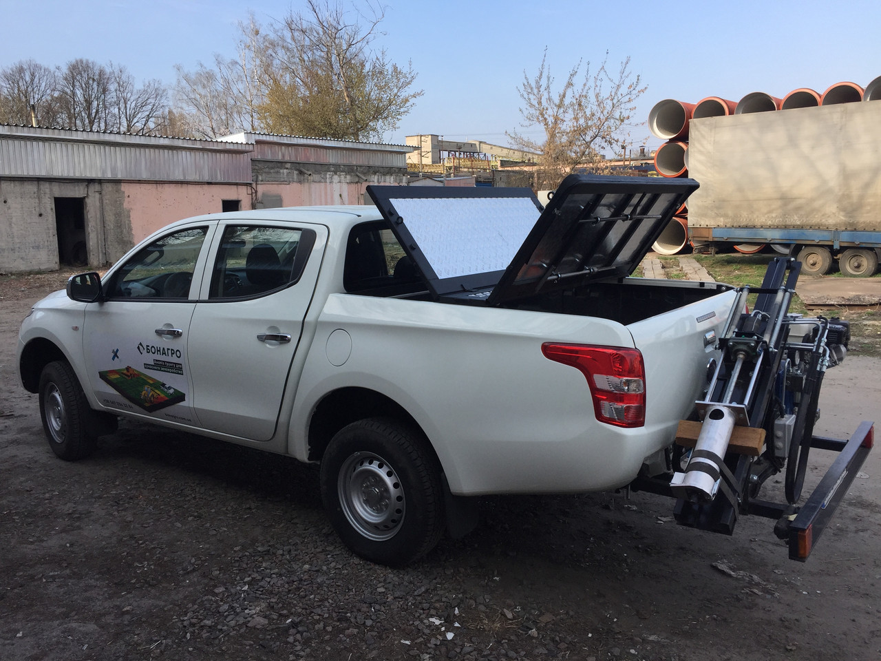 Кришка кузова Фіат Фулбэк, Л200 пікапа. Тюнінг Fiat Fullback, L200. Кришка кузова пікапа BVV.