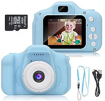 Дитяча фотокамера c 2.0 "дисплеєм і з функцією відео синя 290088
