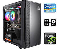 Игровой ПК Intel Core i7-2600 (4(8) ядра по 3.4-3.8GHz) / 16GB DDR3 / 120GB SSD + 500GB HDD /GeForce GTX 1060,