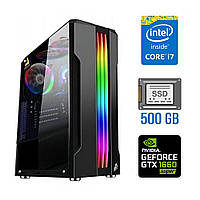 Игровой ПК Tower / Intel Core i7-4770 (4 (8) ядра по 3.4 - 3.9 GHz) / 8 GB DDR3 / 500 GB SSD NEW / nVidia